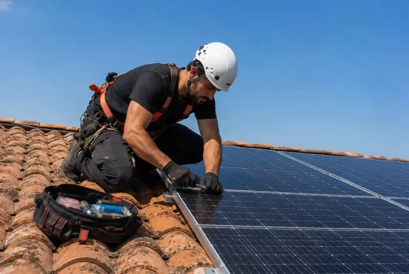 Maintenance et monitoring de panneaux solaires à Pouillé-les-Côteaux