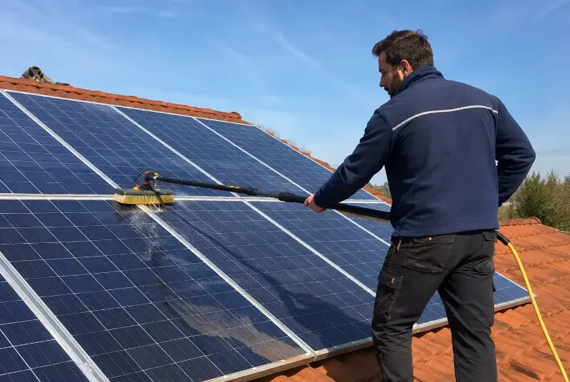 Nettoyage et entretien de panneaux solaires à Pouillé-les-Côteaux